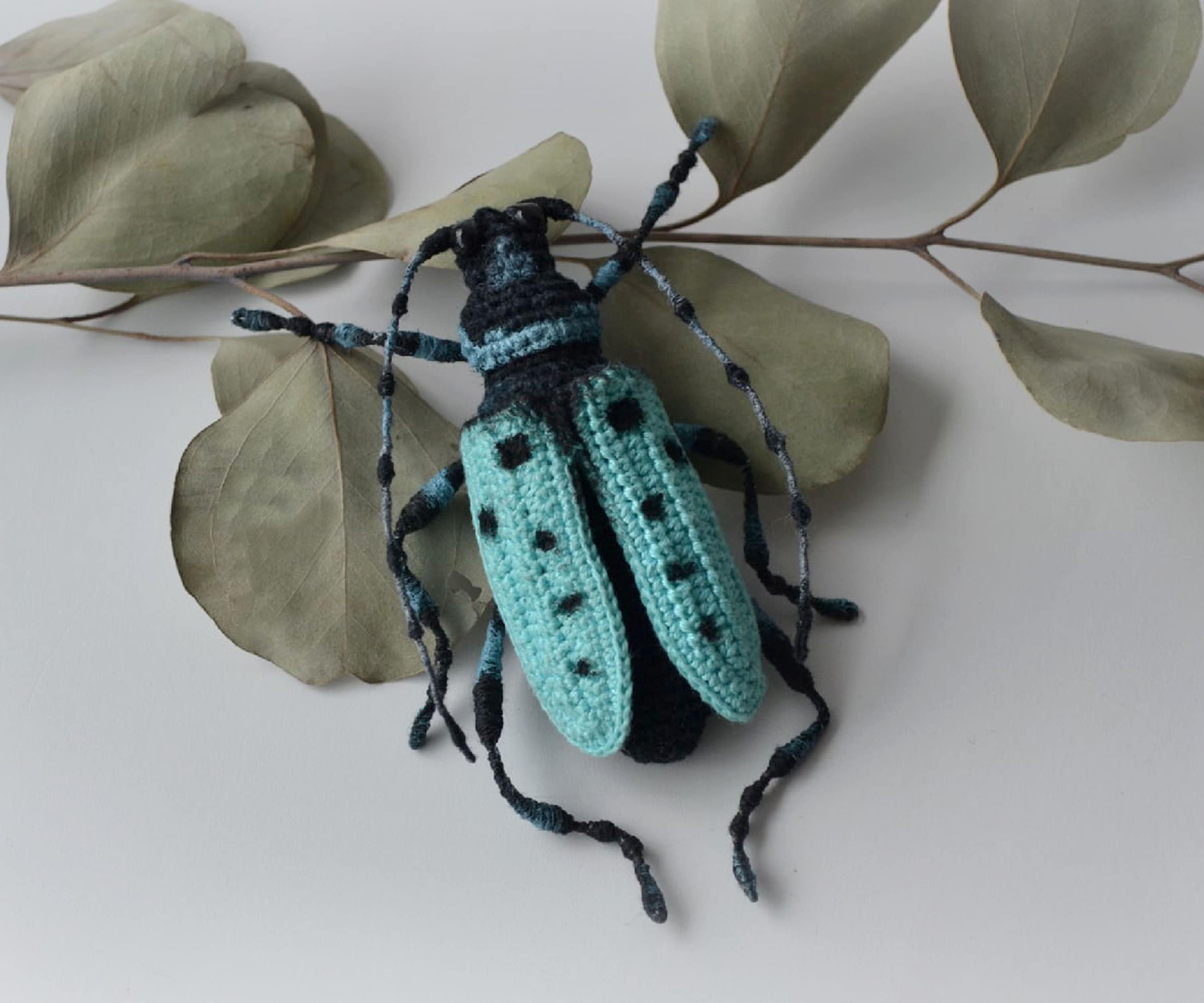 Barbel beetle beetle crochet pattern beetle pattern Etsy