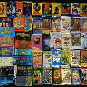 20 Vintage Non Sports Trading Card Packs - Sealed With NO