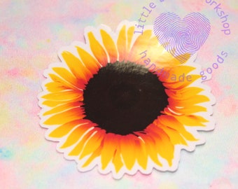 Sunflower vinyl sticker