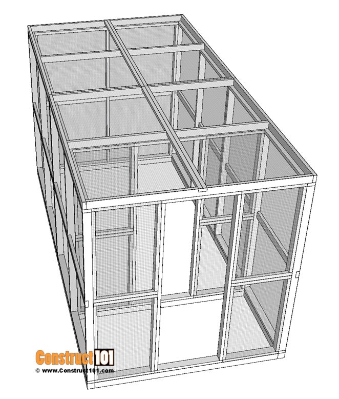 Image showcasing DIY Walk in Bird Aviary 8x16 | Plans | PDF - Etsy