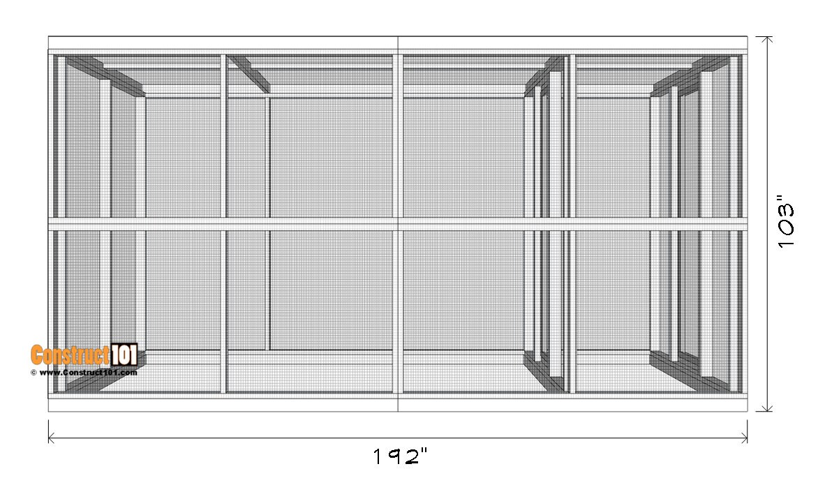 Visual Reference: DIY Walk In Bird Aviary 8X16 Plans