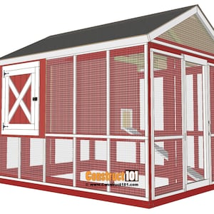 Chicken Coop Plans 8x10 | PDF Download