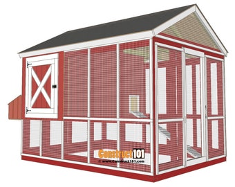 Chicken Coop Plans 8x10 | PDF Download