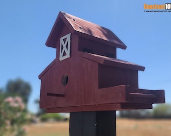 Barn Birdhouse and Feeder Plans | PDF Download