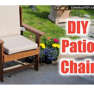 DIY Patio Chair | Plans | PDF - Etsy