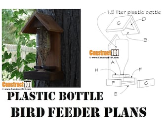 DIY Plastic Bottle Bird Feeder | Plans