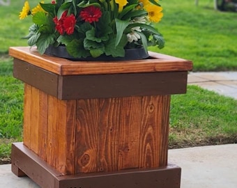 Jardinera de madera de 2x4 para construir uno mismo / Descarga en PDF / Planos de construcción / Proyectos de exterior con madera de 2x4