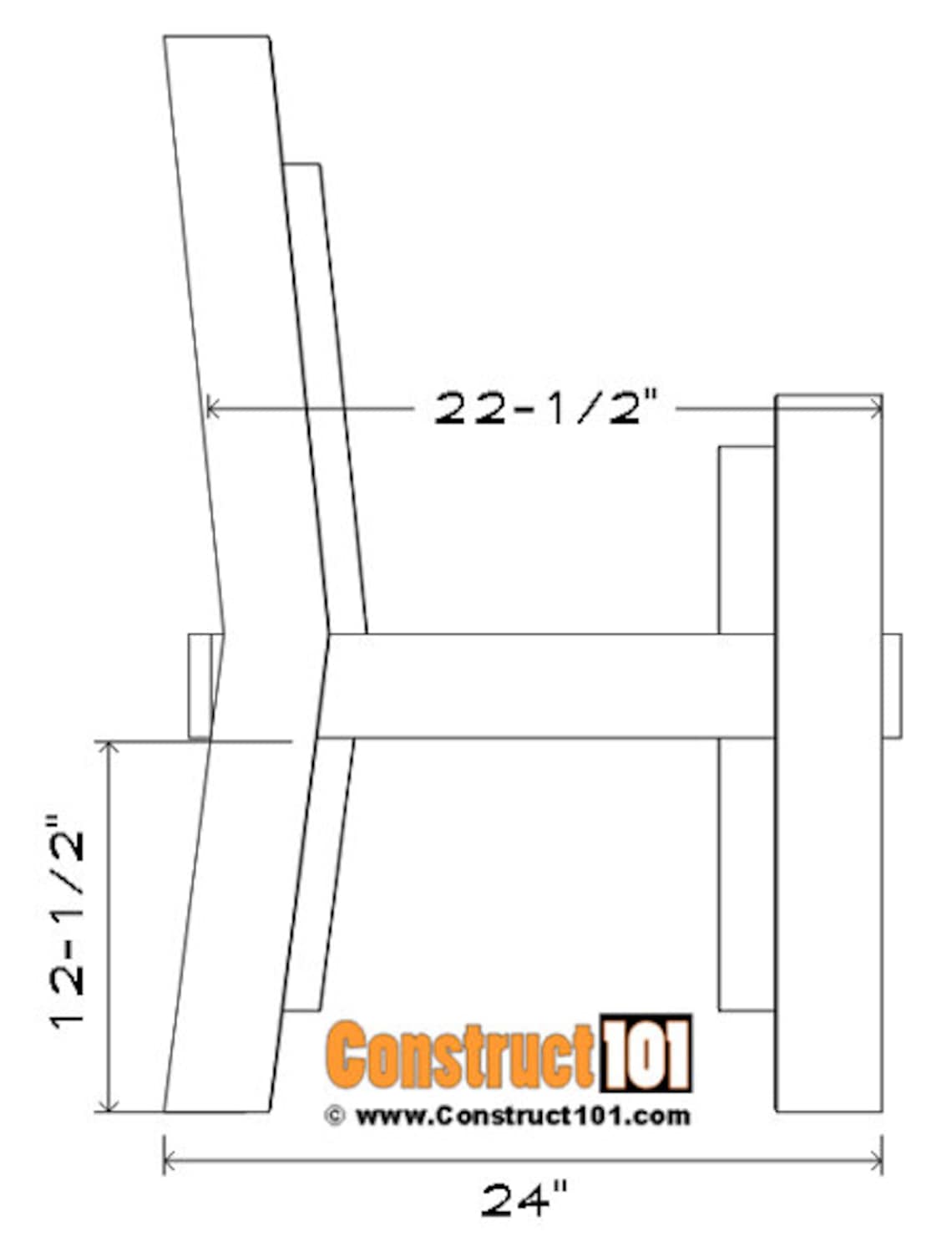 DIY Patio Chair Plans PDF Etsy