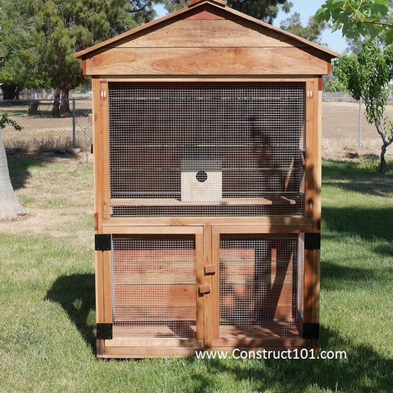 Outdoor Aviary Plans Bird Cage PDF Etsy