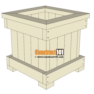 DIY 2x4 Planter Box | PDF Download | Building Plans | 2x4 Outdoor ...