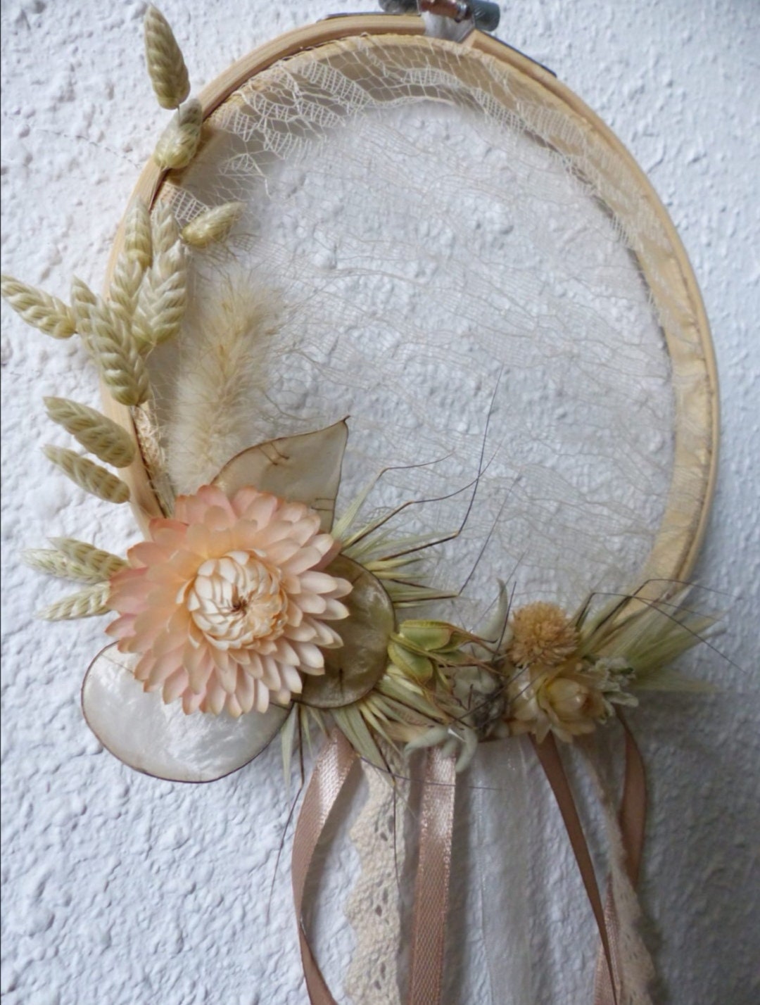 Attrape Rêves Fleurs Séchées