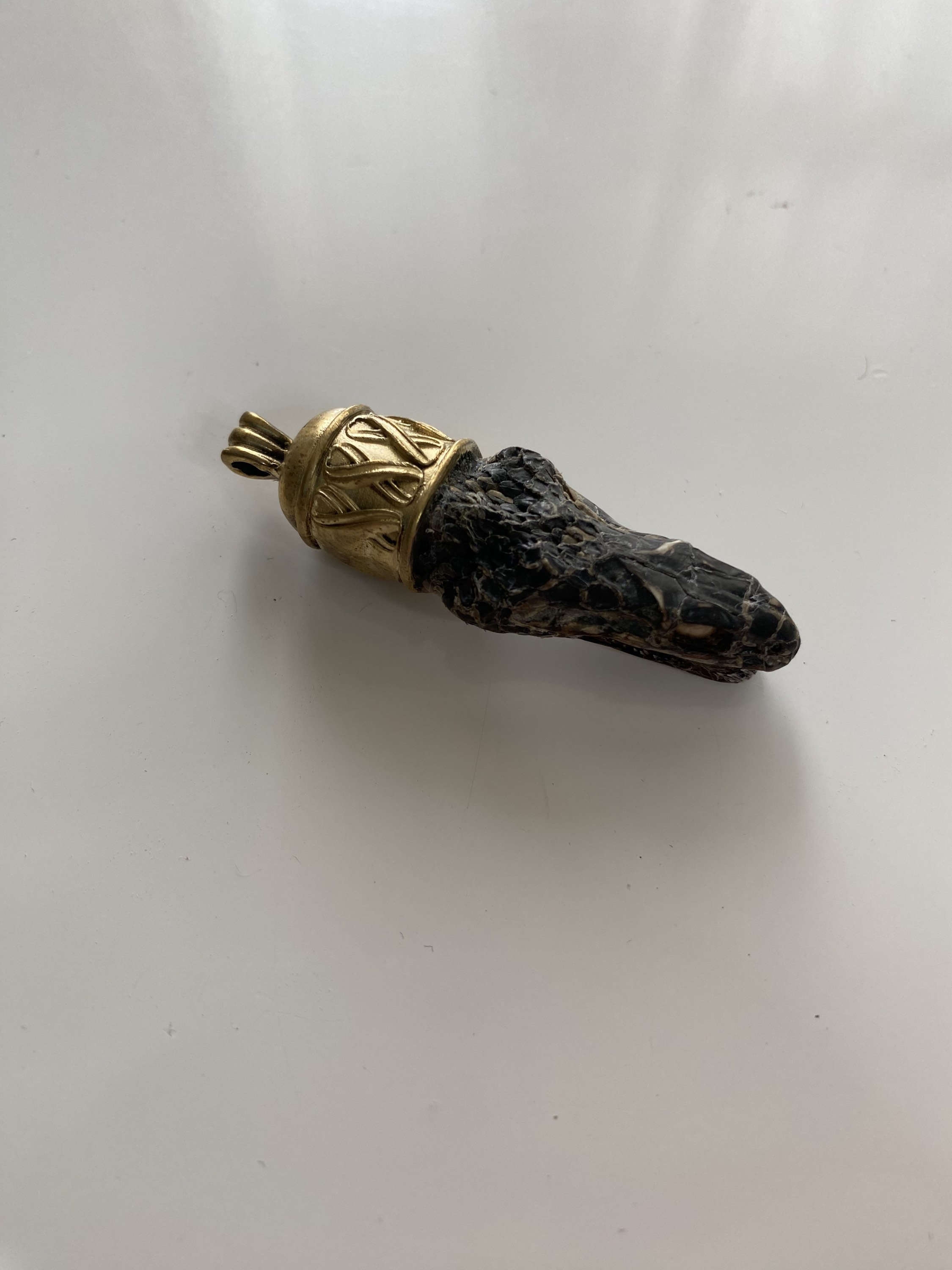 Amulette Talisman En Laiton Avec Symbole Tetramorf Et Cercle Magique - Neuf Avec étiquettes