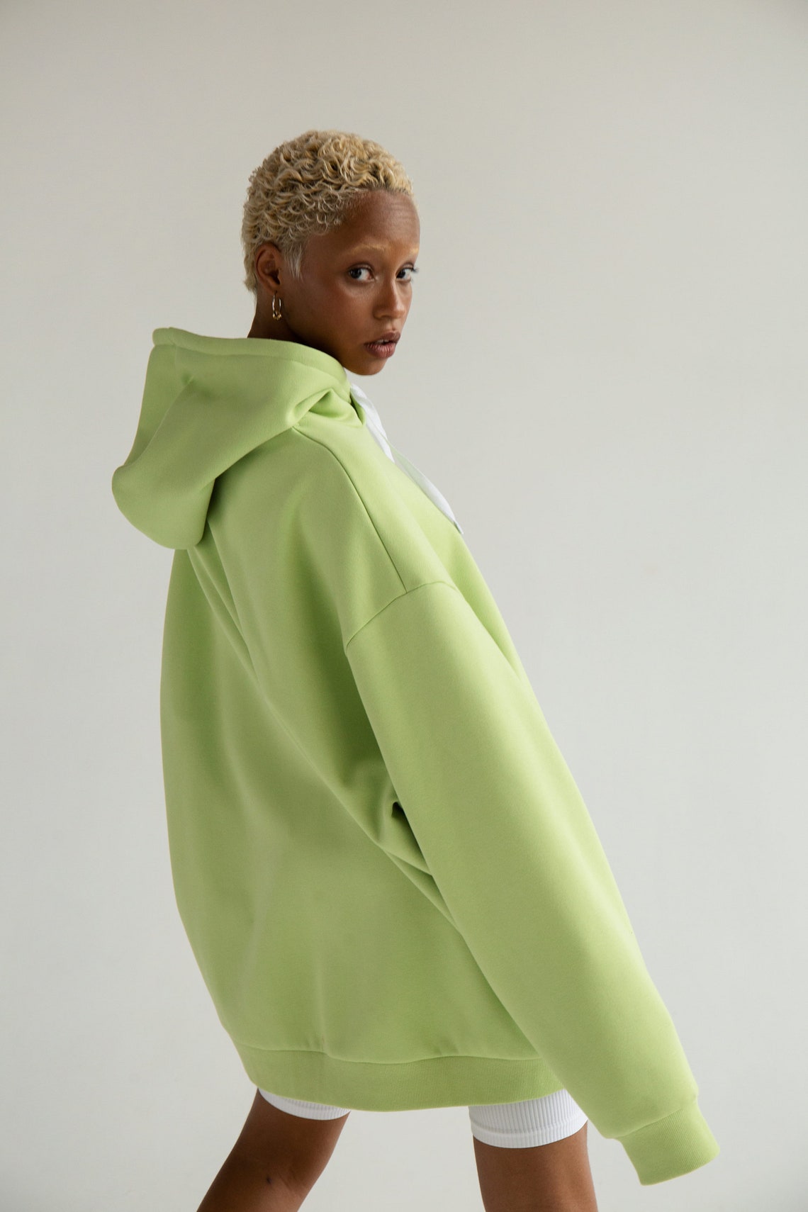 Amina Oversized Hoodie Sewing Pattern With Tutorial Size SM Etsy UK