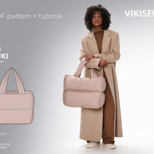 Yuki Bag PDF sewing pattern with tutorial, one size