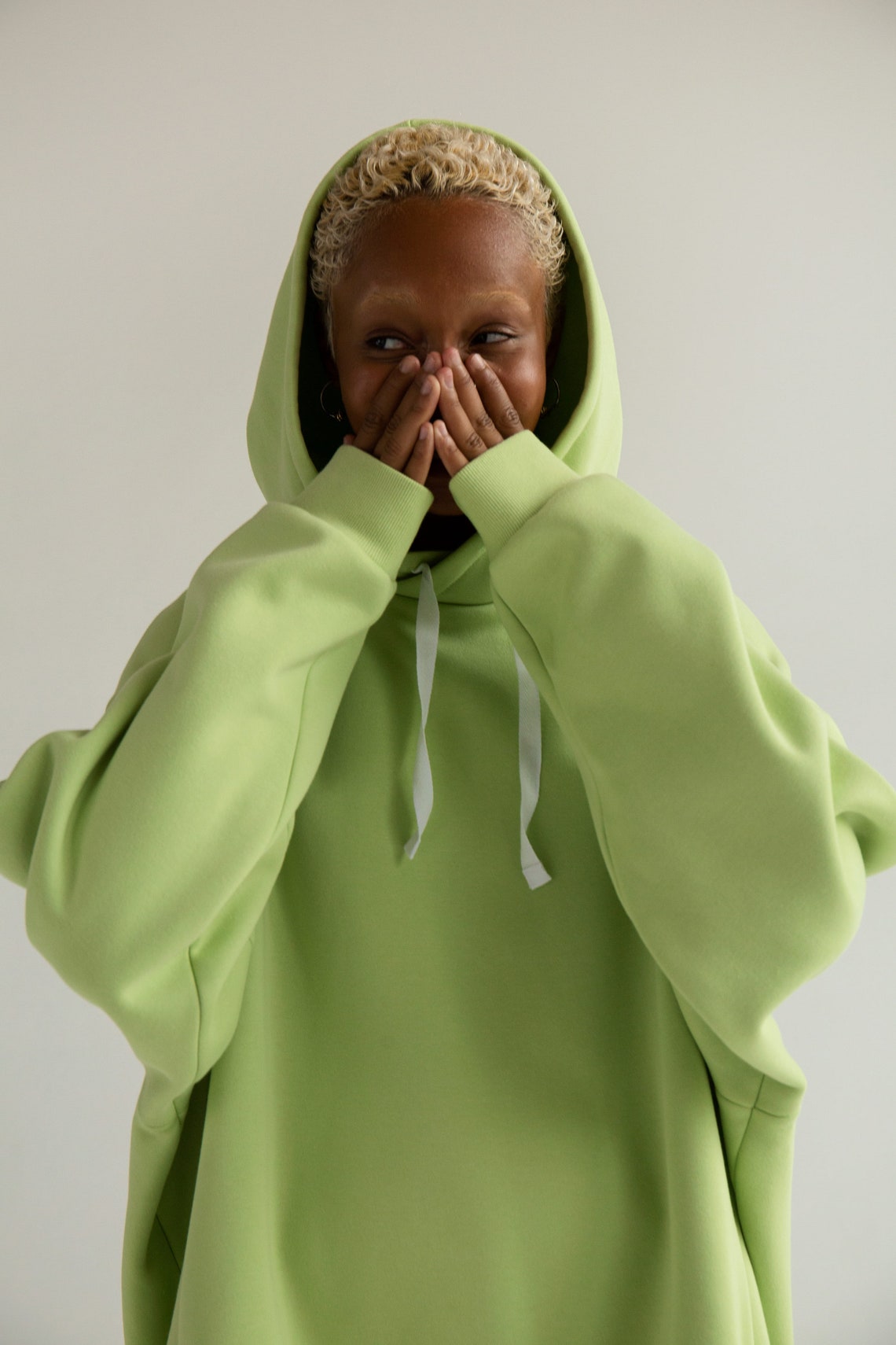 Amina Oversized Hoodie Sewing Pattern With Tutorial Size LXL Etsy