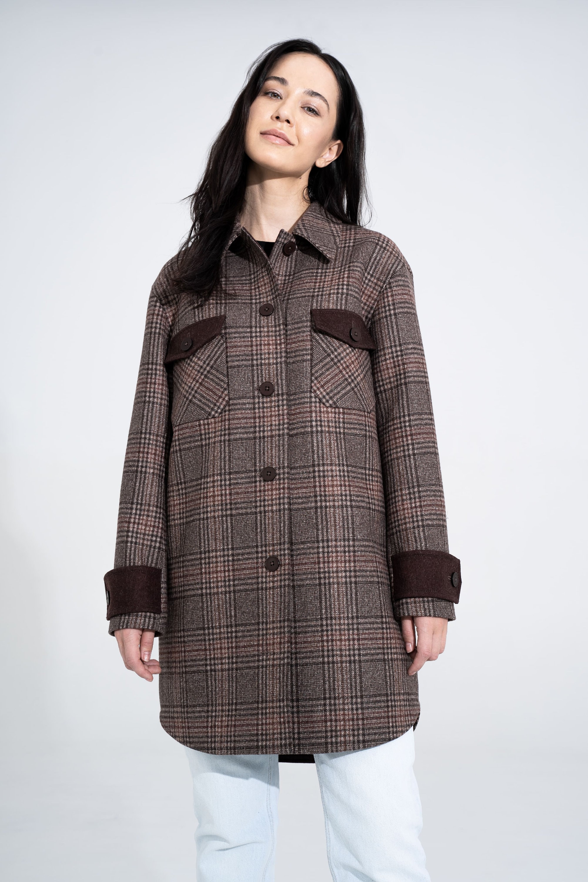 Ingrid Semifitted Shirt Jacket Pattern With Pdf Tutorial Size Etsy