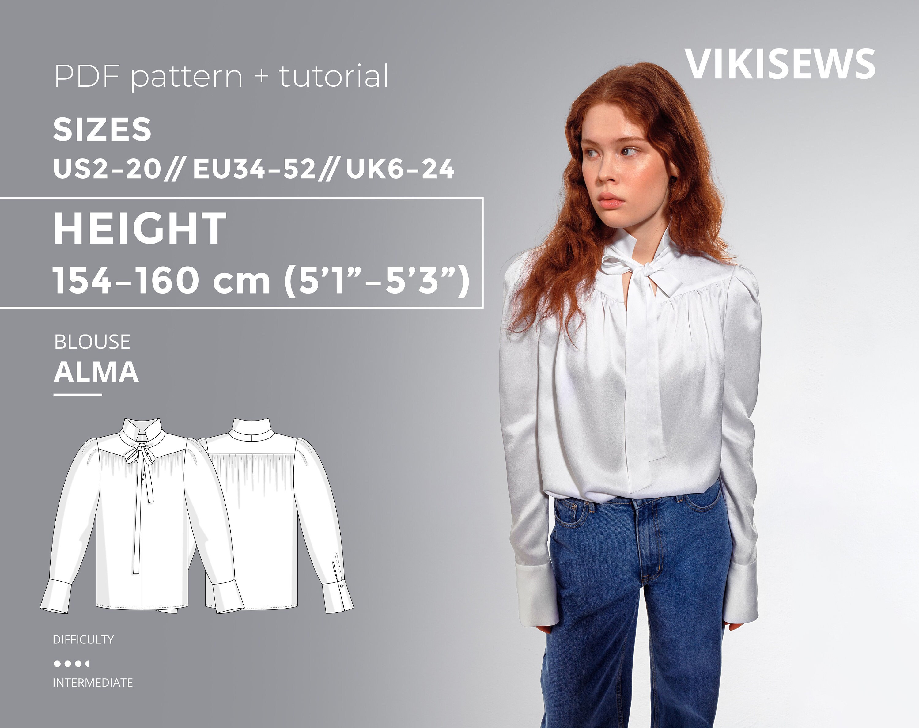 Edwardian blouse - Etsy 日本