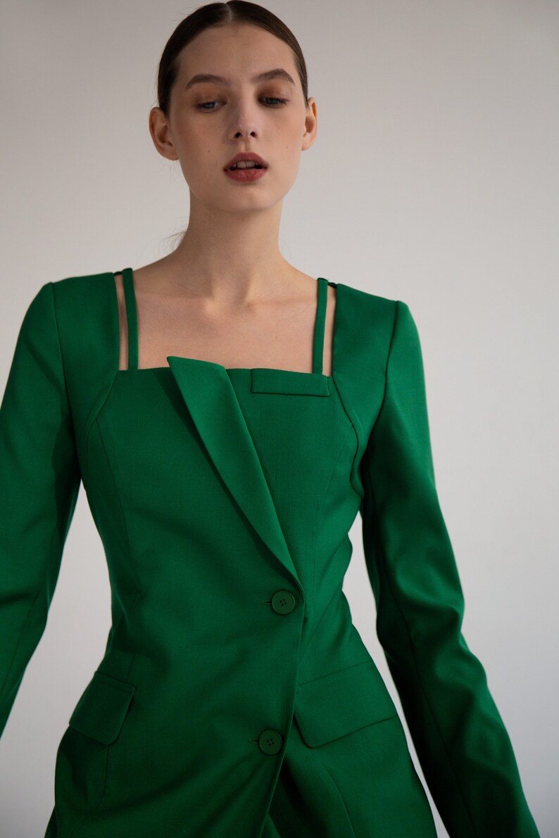 Charlize Dress Static Celeste Sample