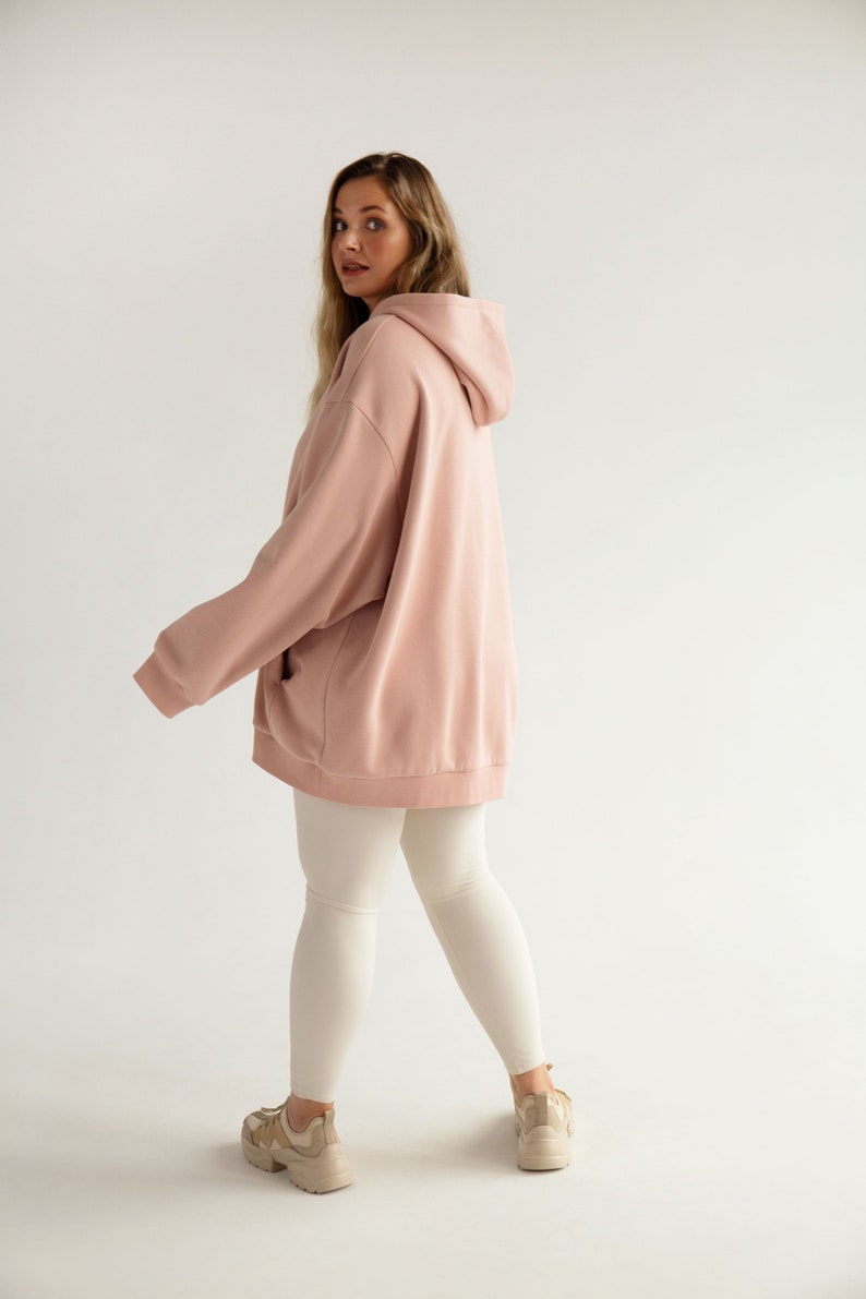 Amina Oversized Hoodie Sewing Pattern With Tutorial Size LXL Etsy