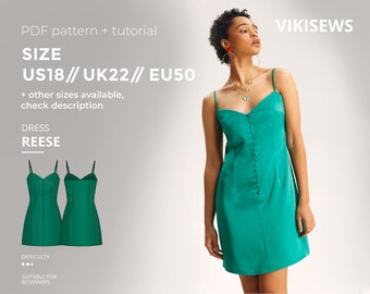 chinese dress ladies Spaghetti Strap Maxi A Line Dress PDF Sewing Pattern  Rosys Patterns