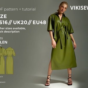 Leather Dress Pdf - Etsy