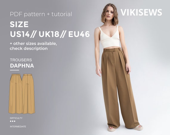 Daphna Trousers Pattern With Pdf 