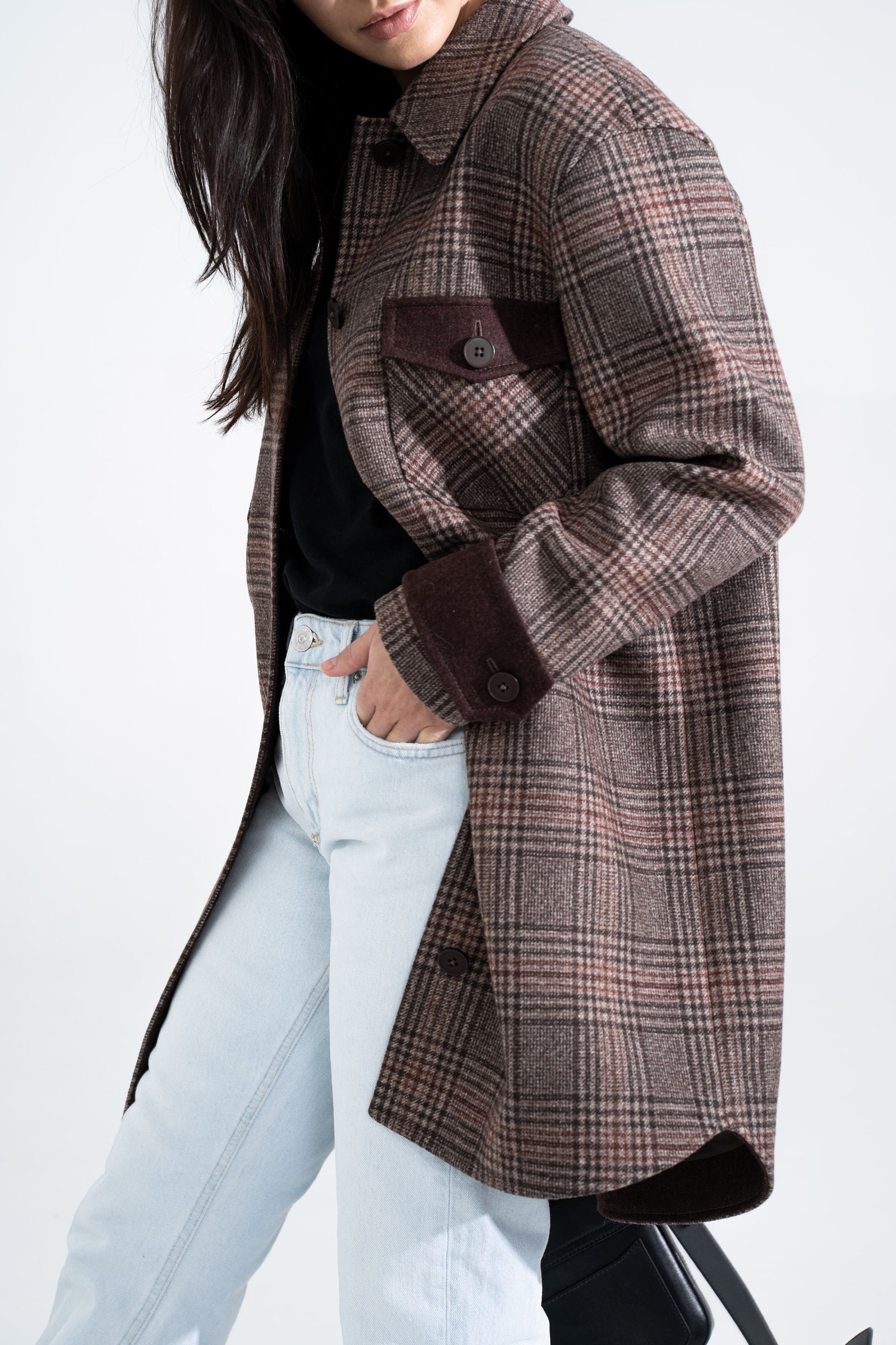 Ingrid Semifitted Shirt Jacket Pattern With Pdf Tutorial Size Etsy