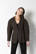 Aveline blazer with an accentuated waist sewing pattern with tutorial size US 2 UK 6 EU 34 product logo