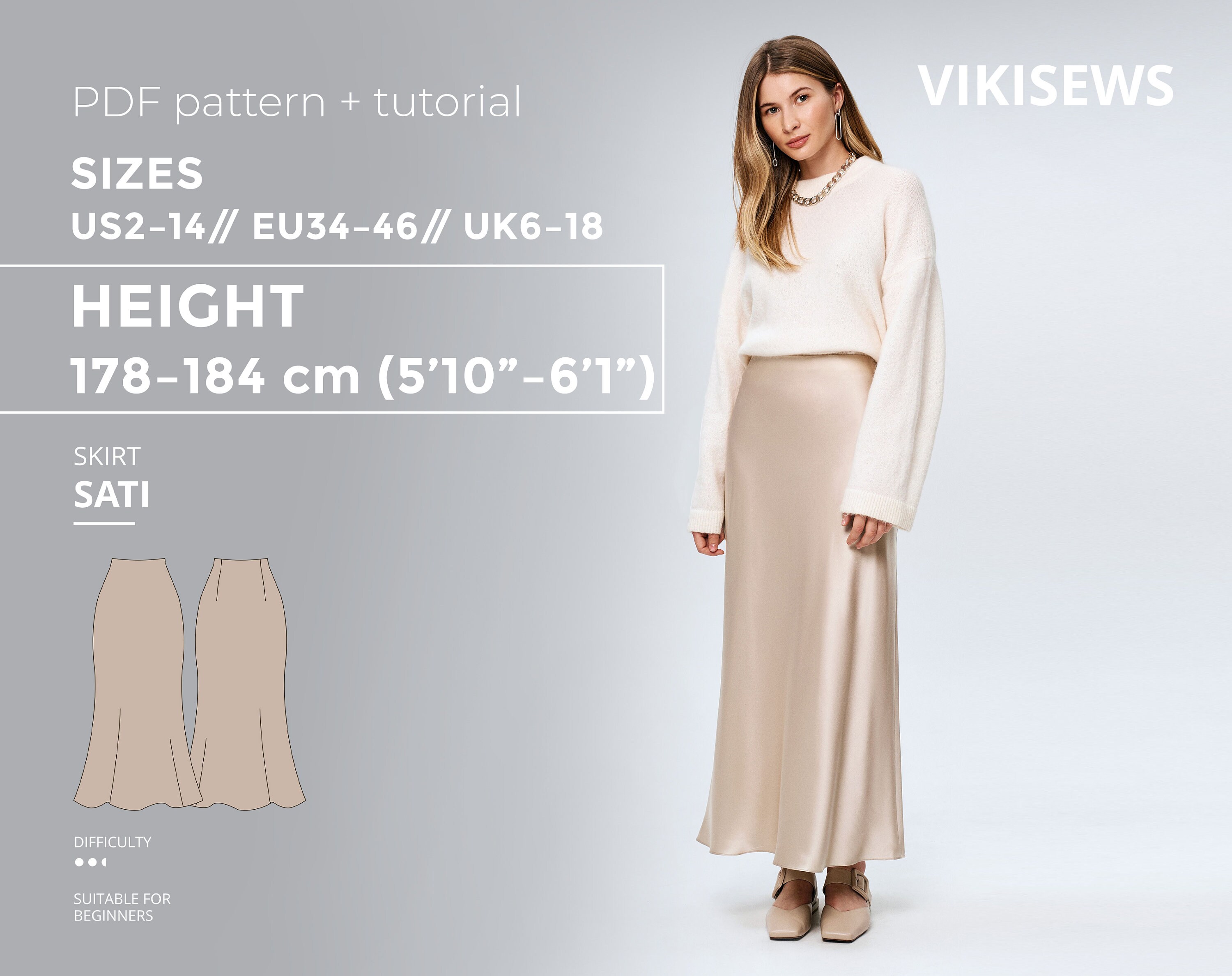 Patterned silk skirt hotsell