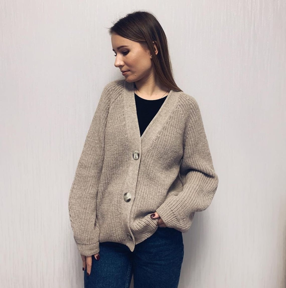 American vintage cardigan beige Clearance