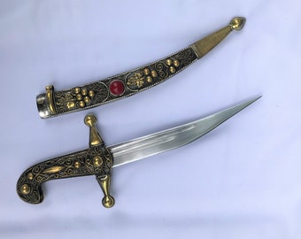 Viking sword, engraved knife, personalized knife,
