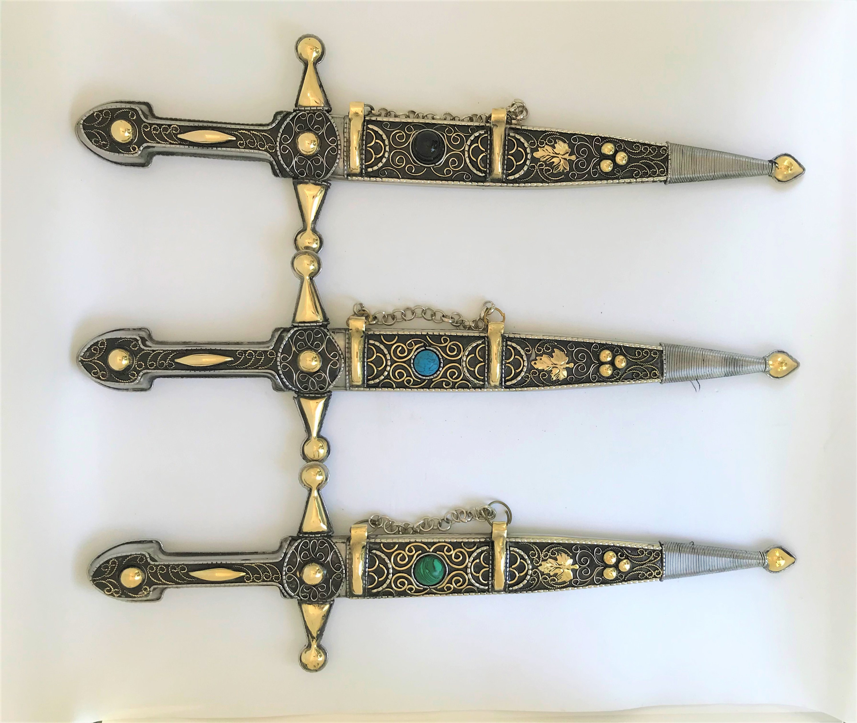 Handmade Medieval Dagger – Decorative Nickel & Stainless Steel Sword - Etsy