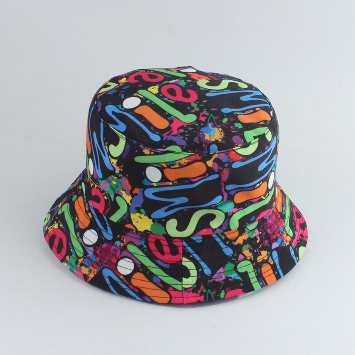 Unique Pattern Bucket Hat Rave EDM Music Festival Etsy