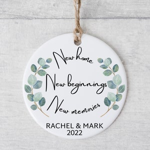 New home, new beginnings, new memories gift, Personalised moving house gift, Housewarming gift, New home keepsake, first new home gift.