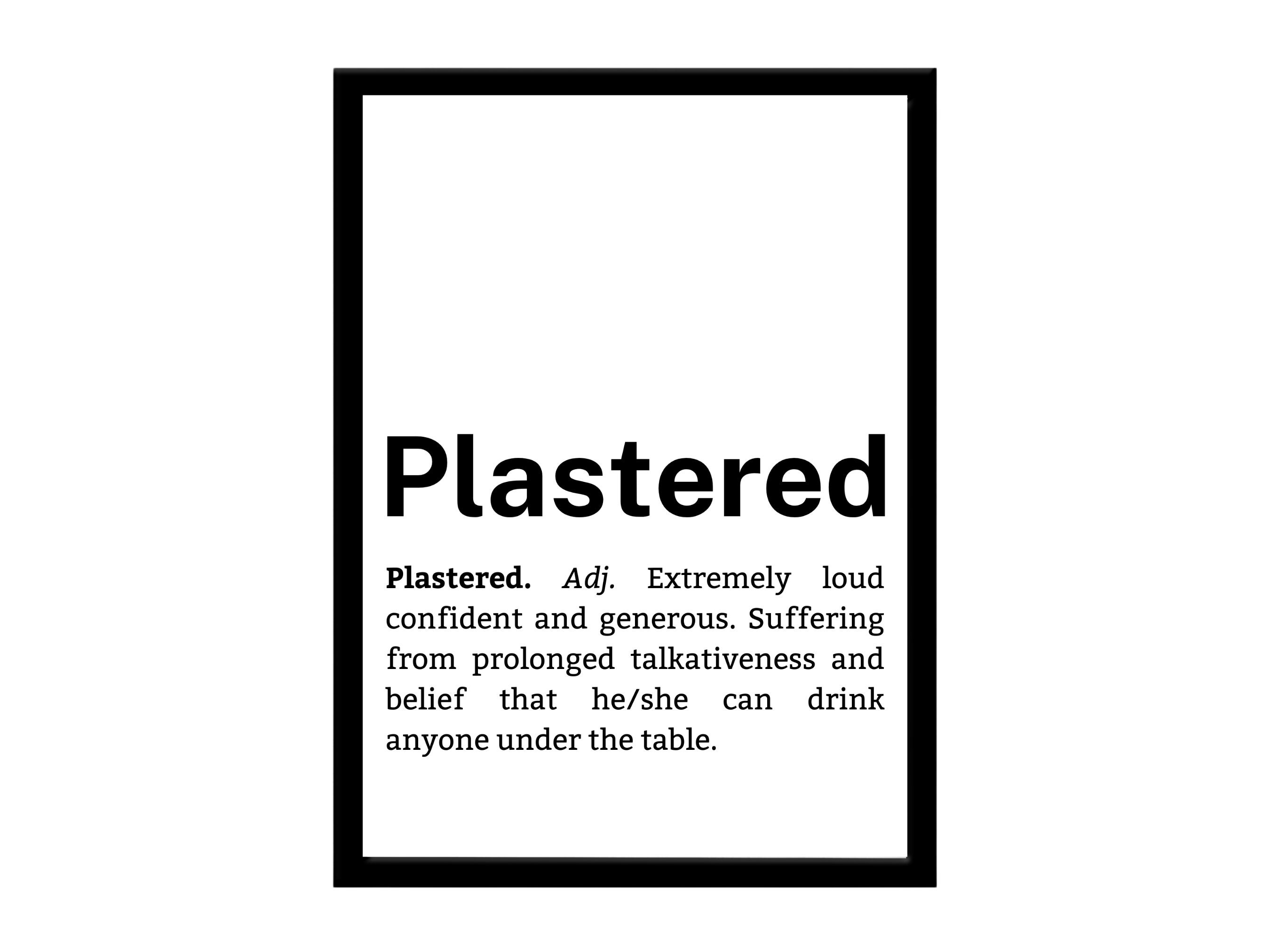 Funny Bar Wall Art Definition Print Drinking Signs Alcohol Etsy UK