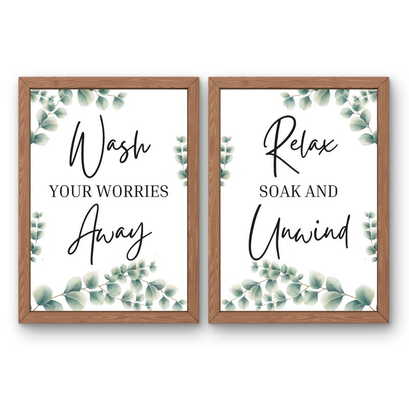 Nature Prints Set of 2 - Etsy