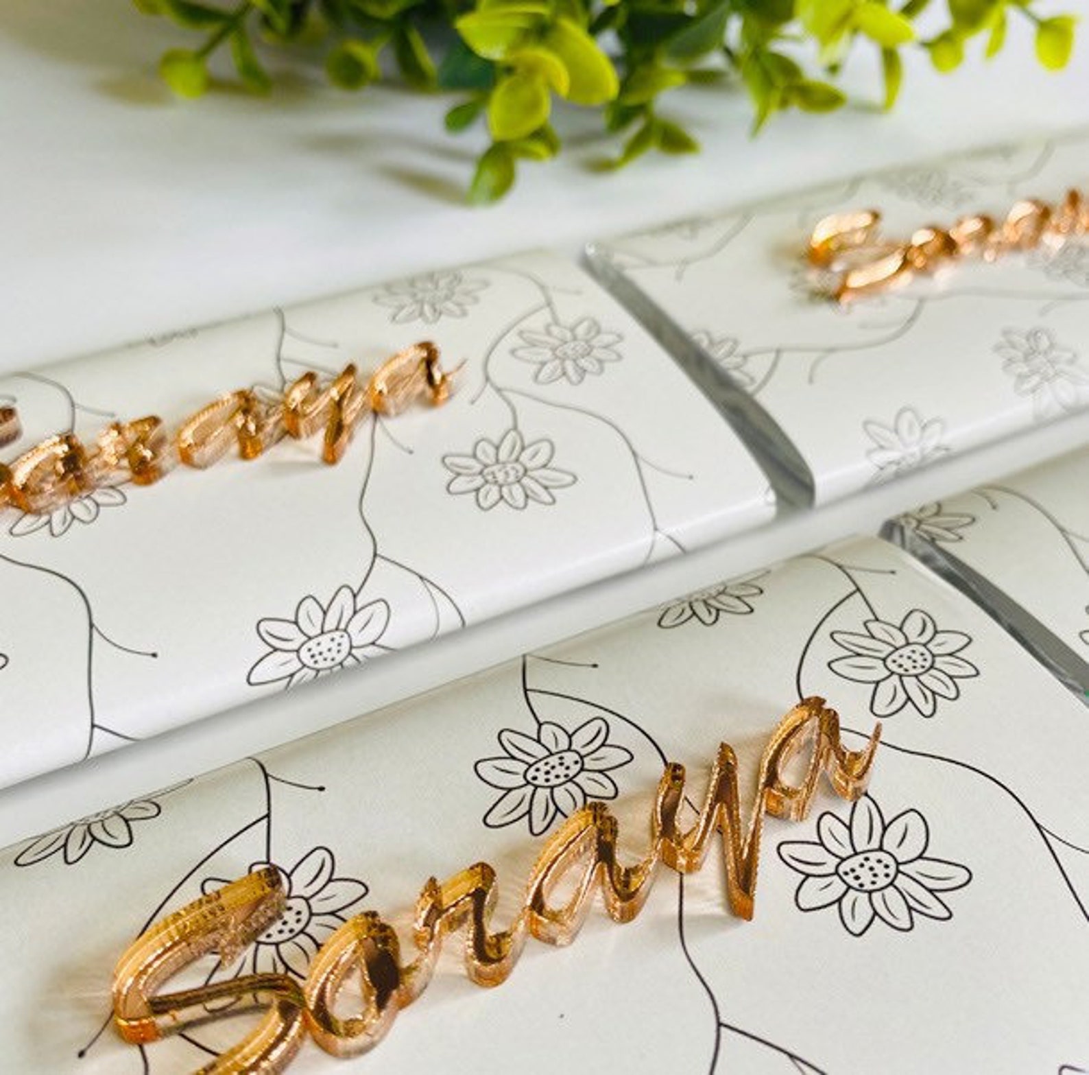 10x Acrylic Name Tags Name Tags Name Favours Decorations Etsy