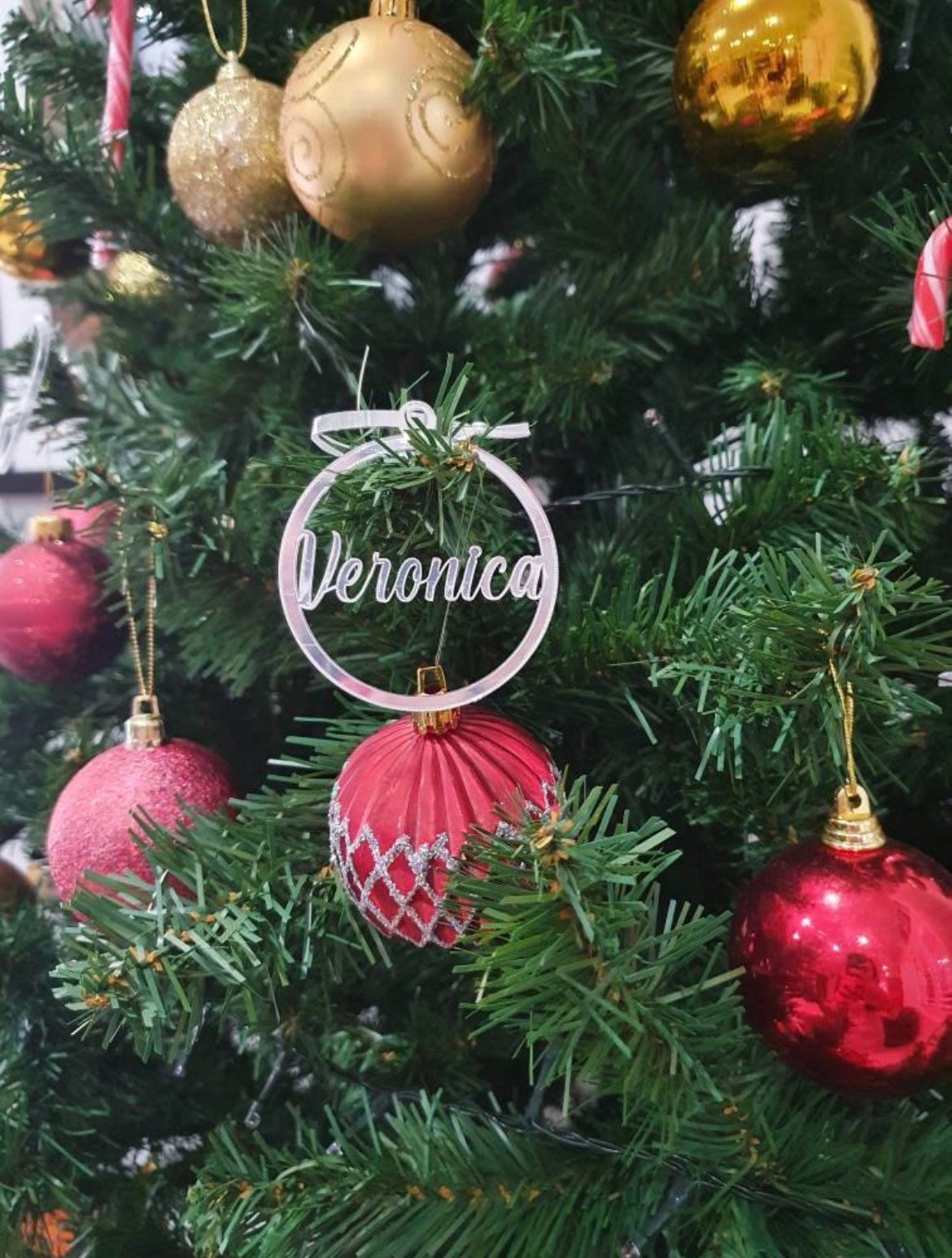 tree ornaments 10 x acrylic Christmas personalised gift tags decoration tree ornaments 10 x acrylic Christmas personalised gift tags decoration