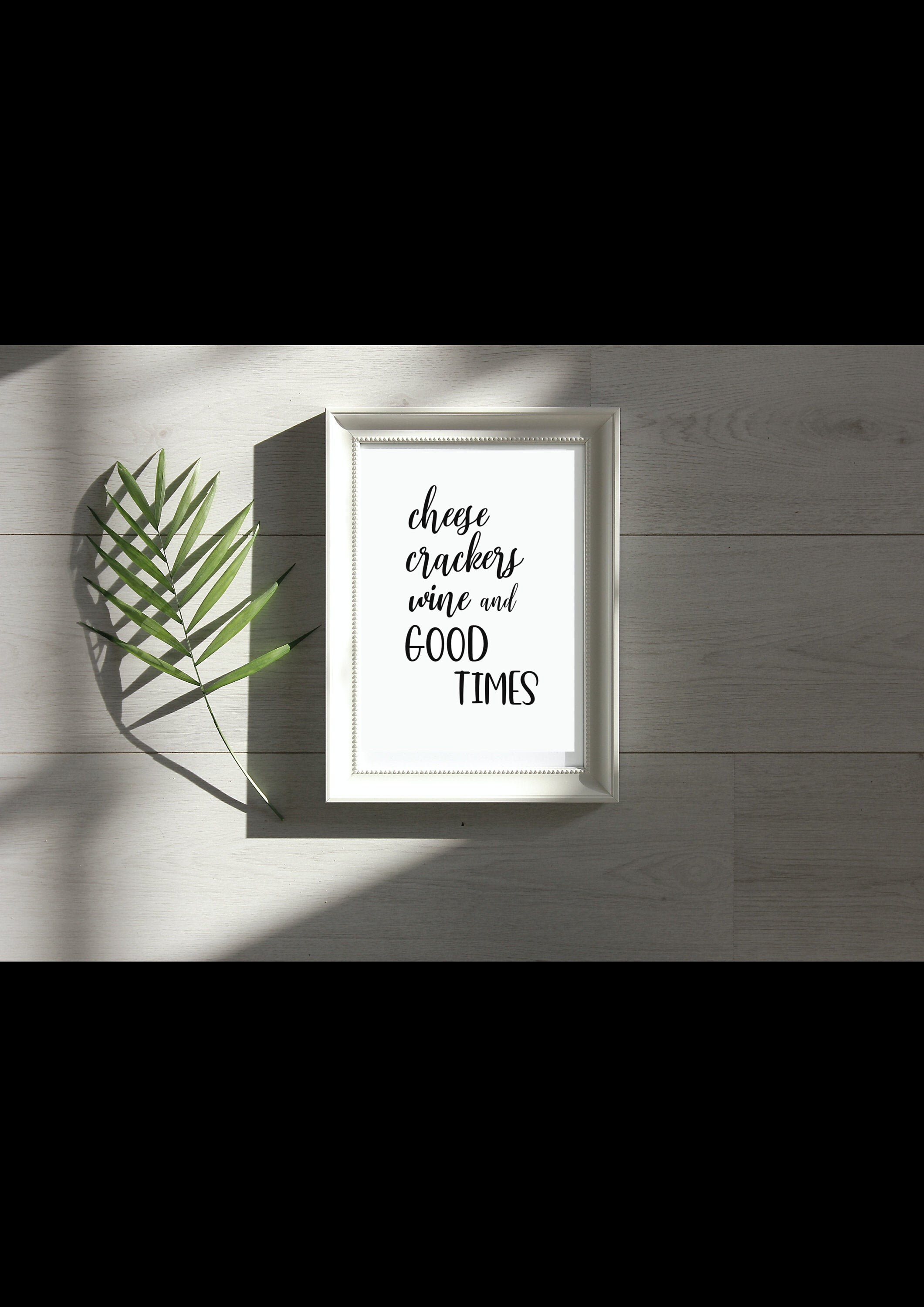 Downloadable positive quote about food. Foodie quotes perfect | Etsy