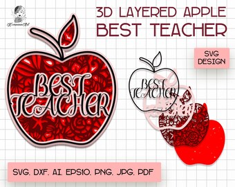 Download Teacher Mandala Svg Etsy