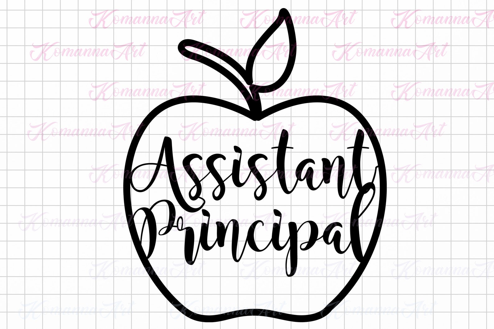 Assistant Principal Svg Back To School Svg Elementary Etsy