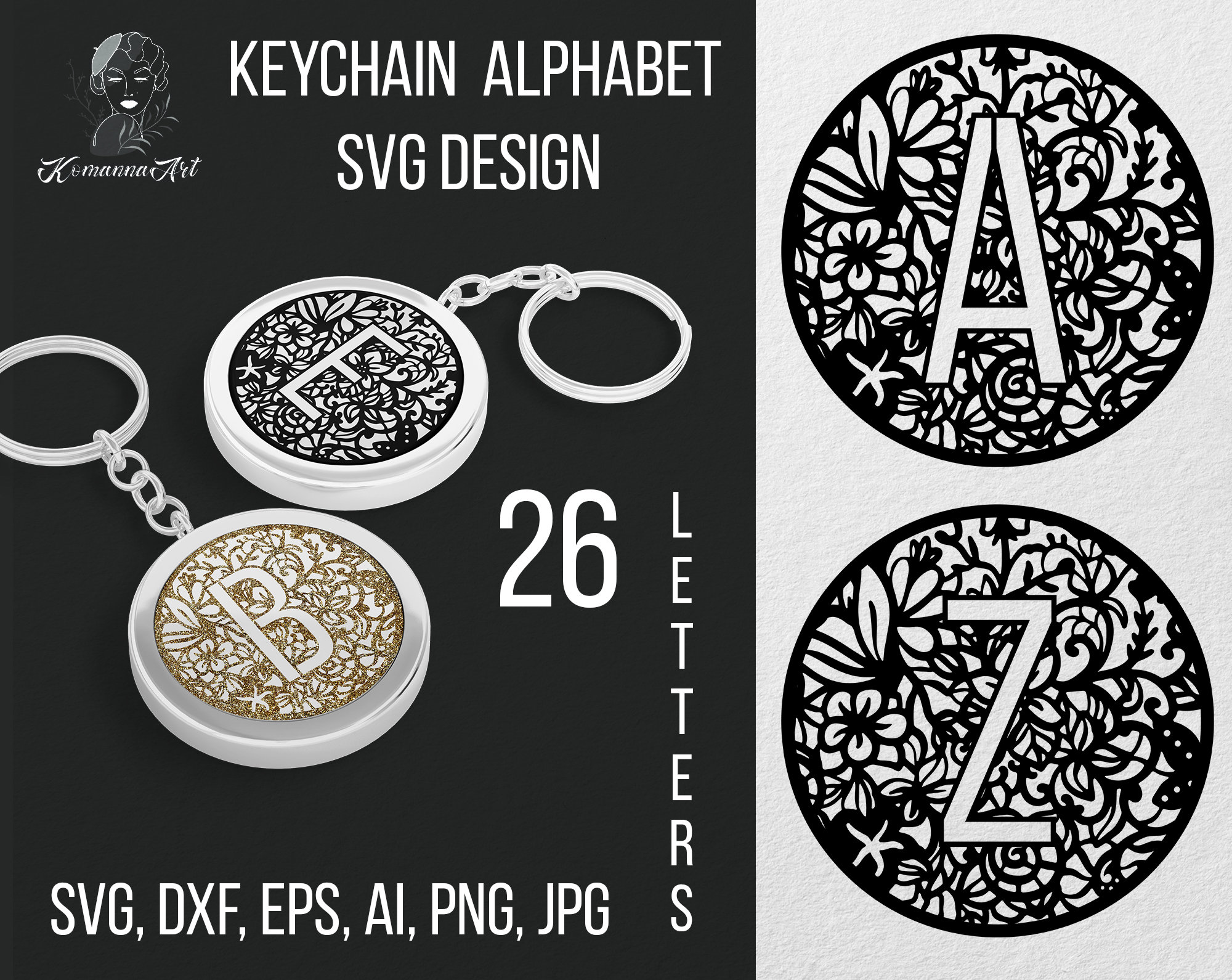 Monogram Keychain Svg - 169+ Best Quality File