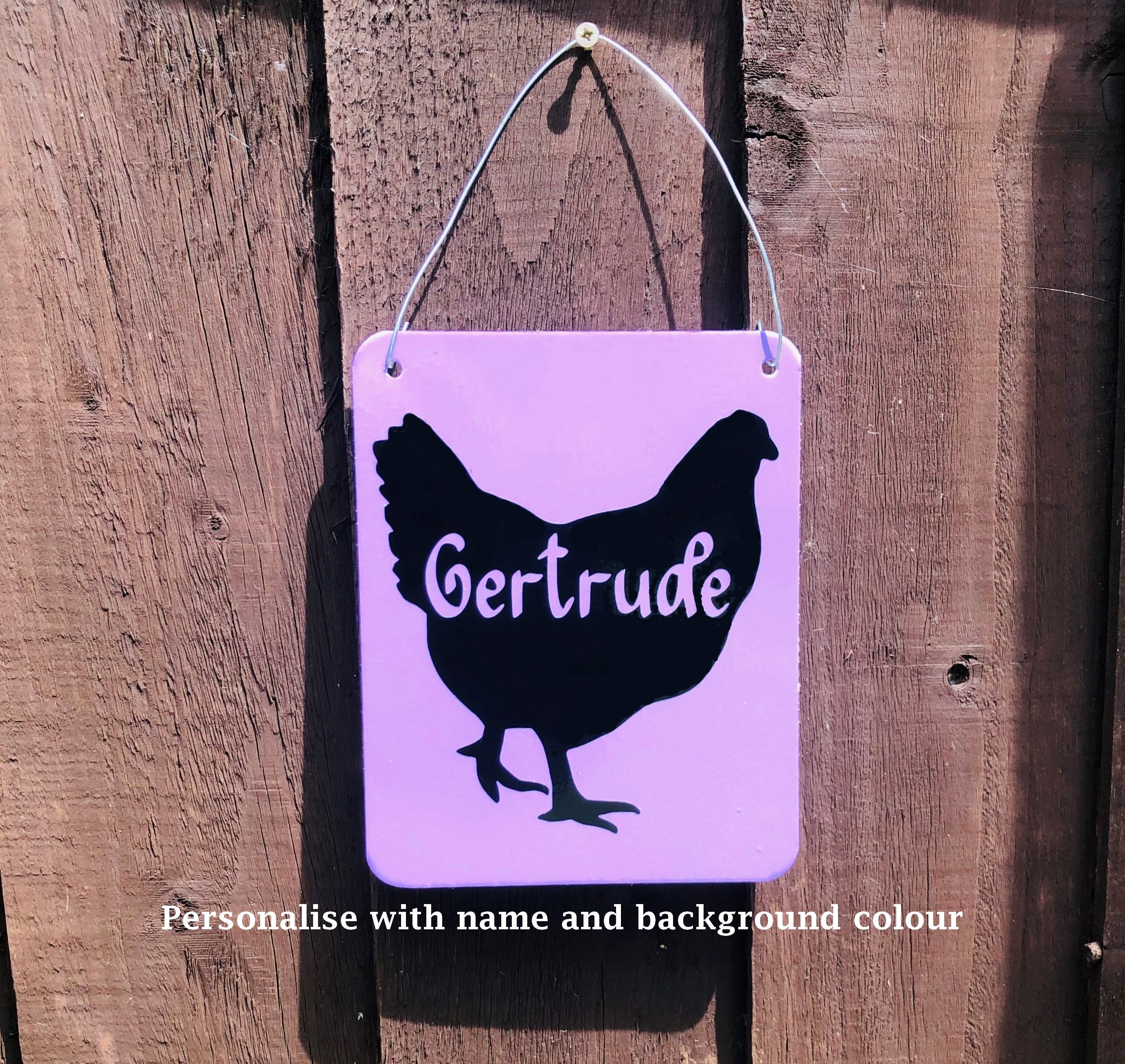 Outdoor Chicken or Hen House Name Signs Etsy UK