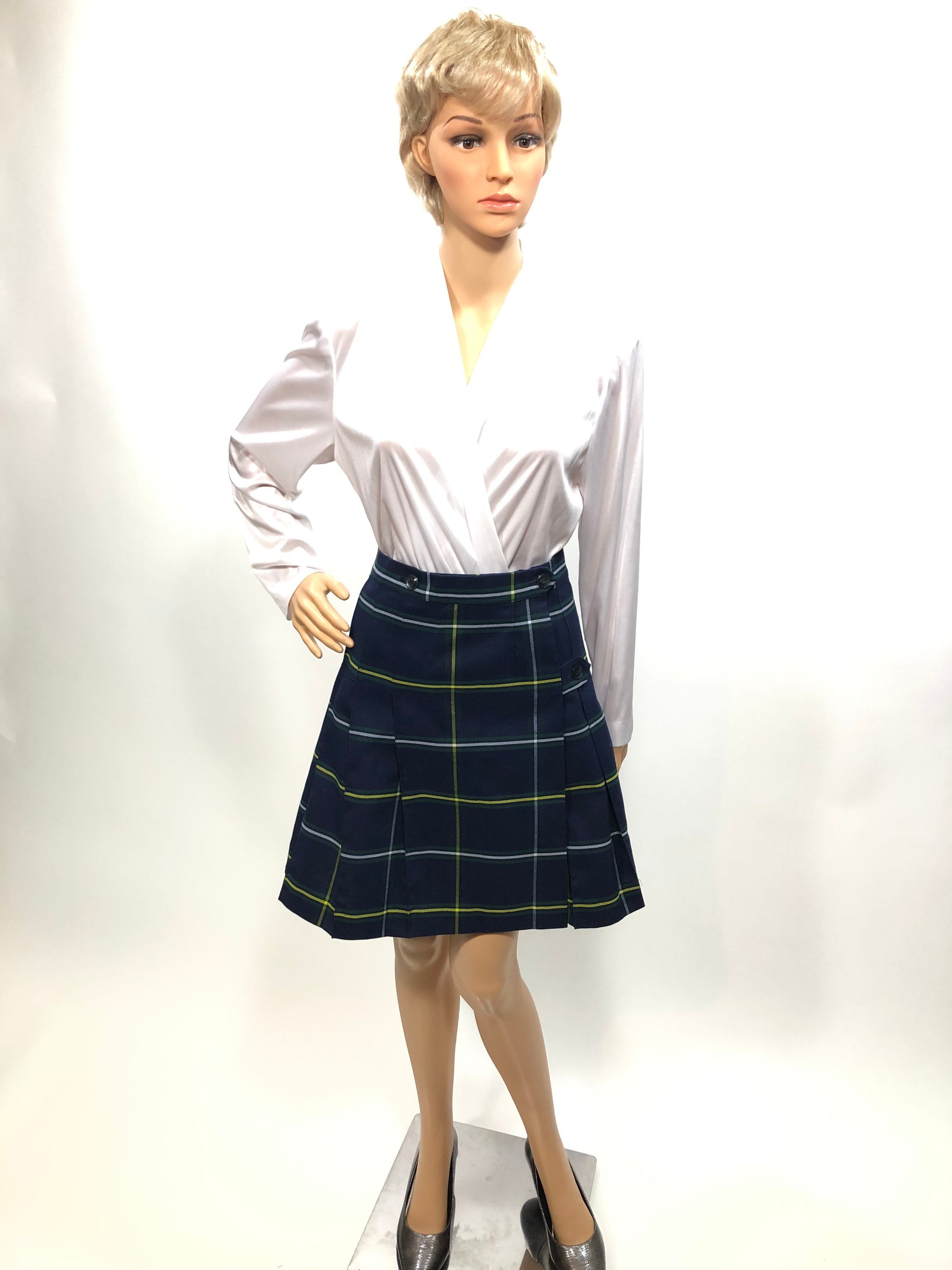 Vintage Flynn Ohara School Uniforms Wrap Skirt Etsy