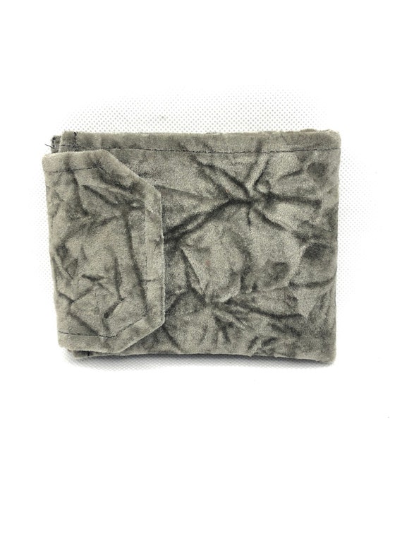 Funky 70’s crushed velvet bi fold wallet