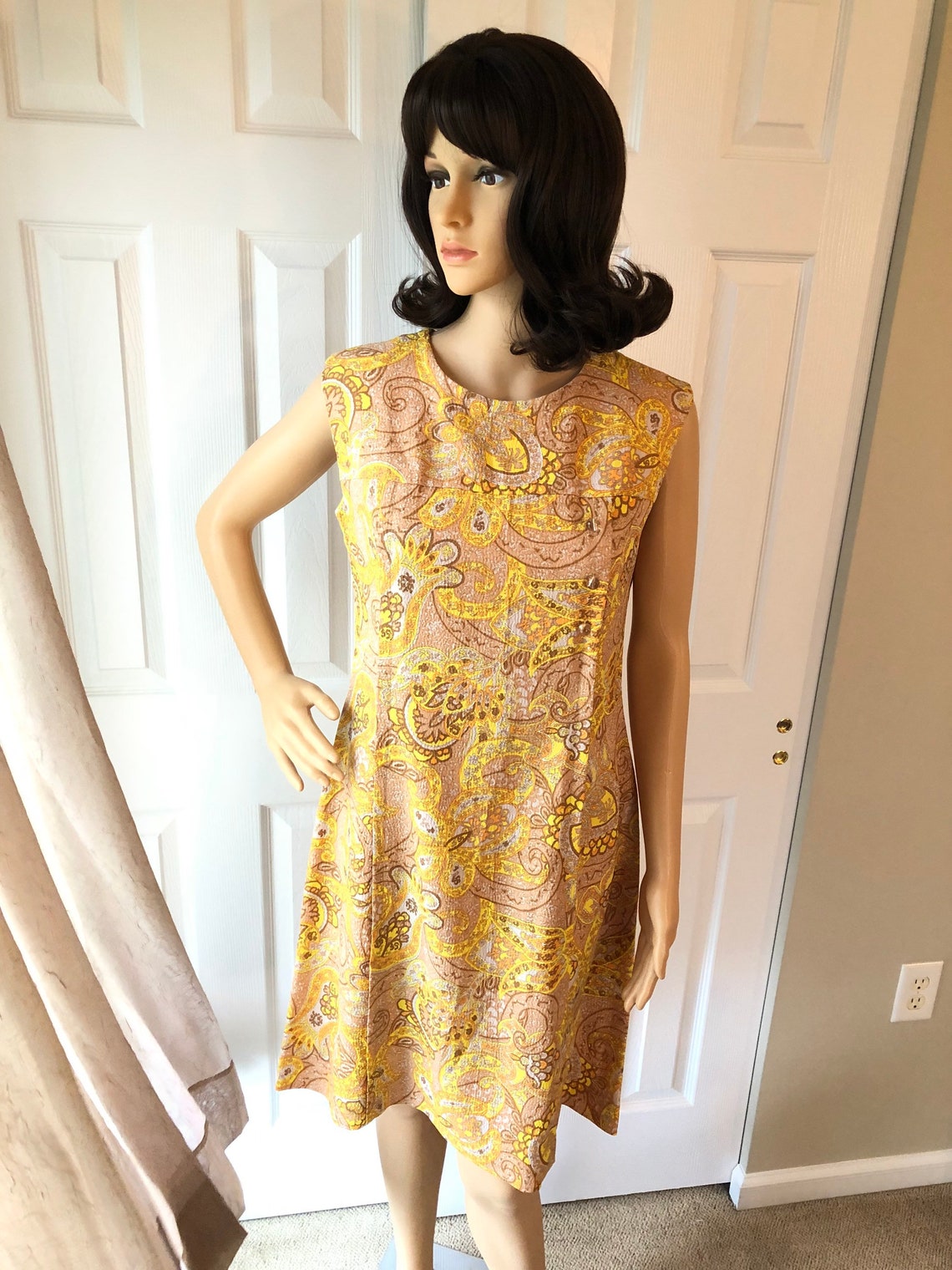 60s Parkshire Original Mod Shift Dress | Etsy