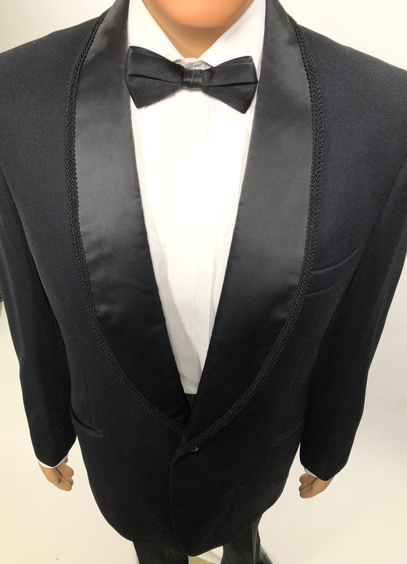 Mens vintage 70’s tuxedo made in England by Alexa… - image 2