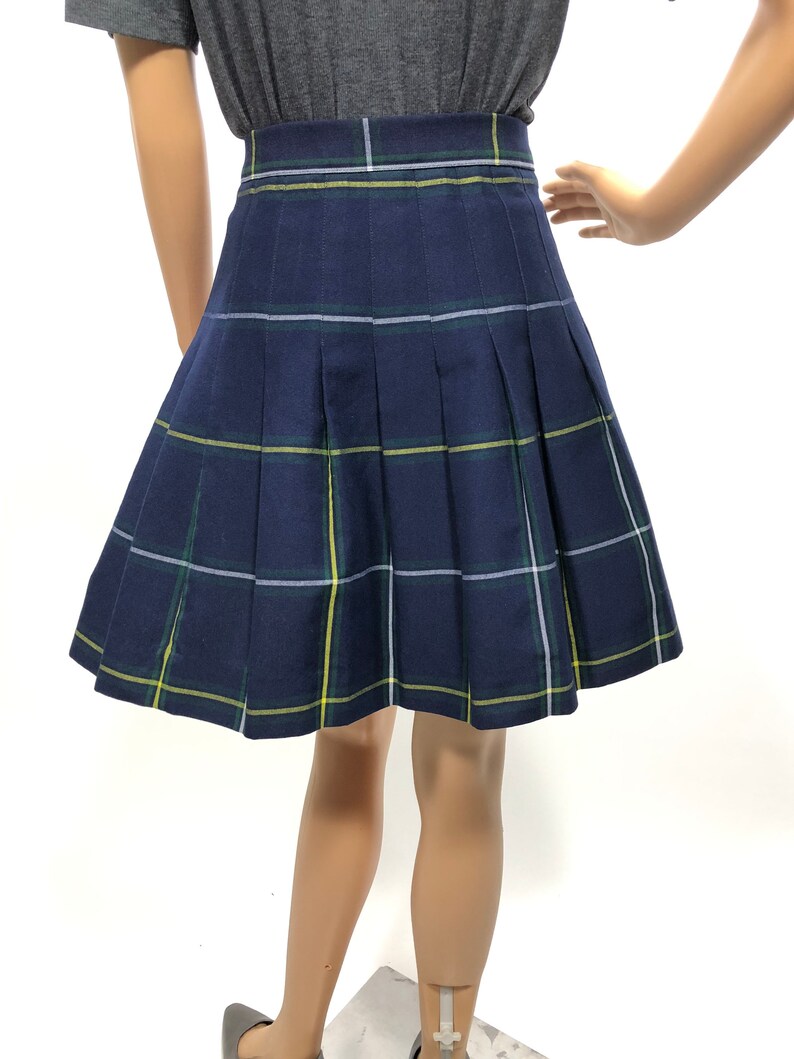 Vintage Flynn Ohara School Uniforms Wrap Plaid Skirt Etsy