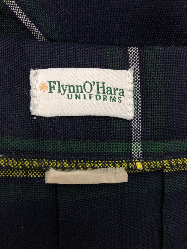 Vintage Flynn Ohara School Uniforms Wrap Plaid Skirt Etsy