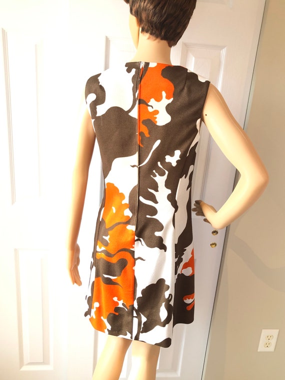 Mod Diolen fabric dress - image 5
